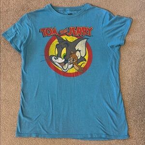 Tom and Jerry Blue T-Shirt